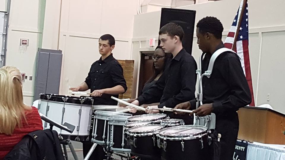 Image: Elliott Worsham, Anthony Lusk, Brenya Williams and Hunter Hinz perform.