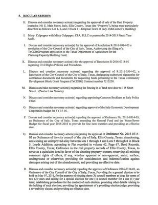 Image: Agenda – page 2
