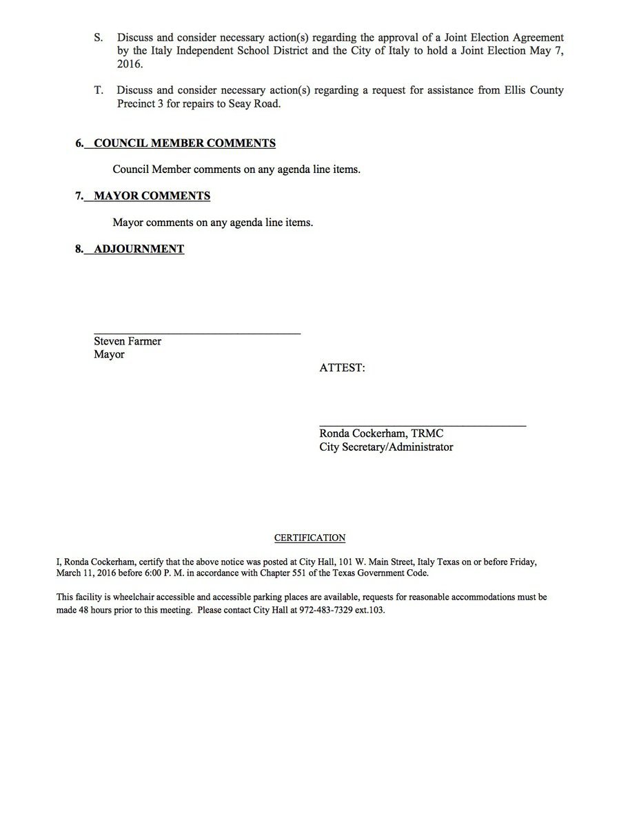 Image: Agenda – page 3