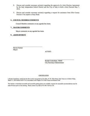 Image: Agenda – page 3