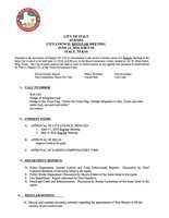 Image: Agenda – page 1