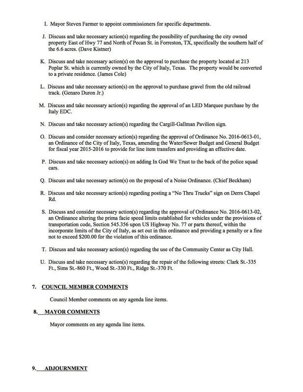 Image: Agenda – page 2