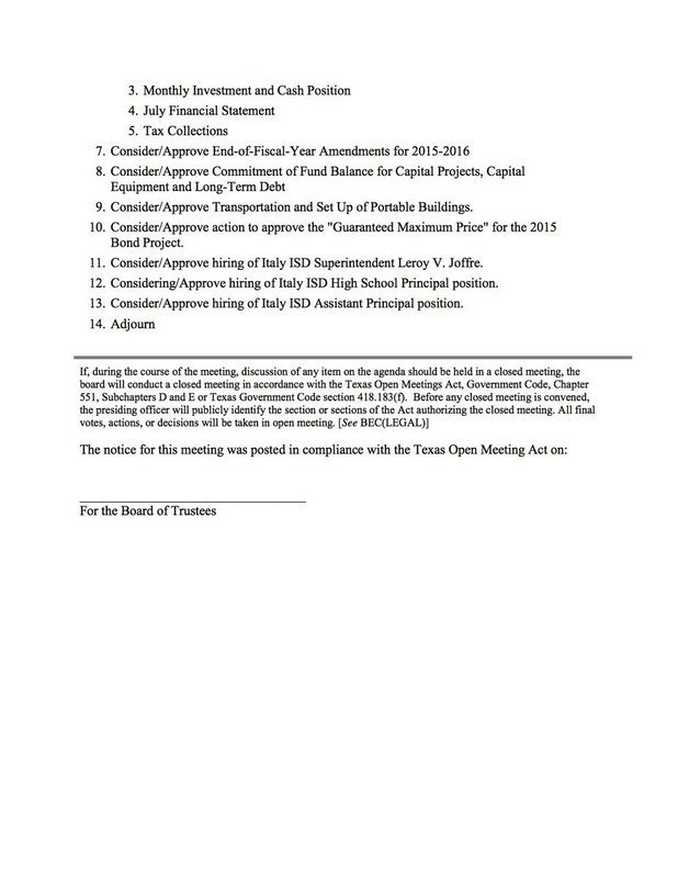 Image: Agenda – page 2