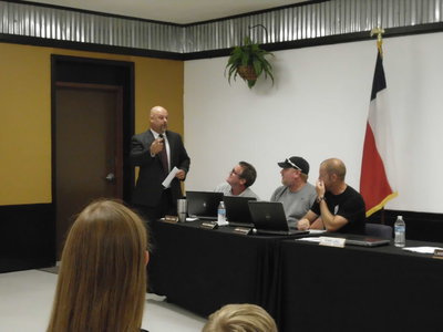 Image: Joffre thanks the board for their vote of confidence.