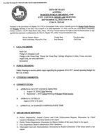 Image: Agenda – page 1