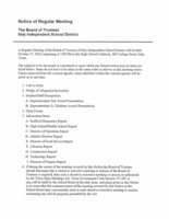 Image: Agenda – page 1