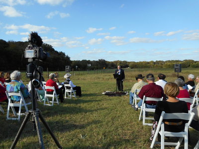 Image: Texas Historical Commission Vice-Chair, John Crane,  said the marker is the 141st in Ellis County.