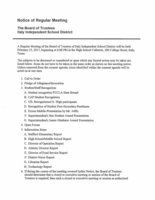 Image: Agenda – page 1