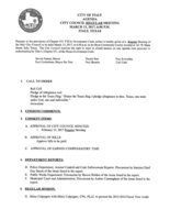 Image: Agenda – pg 1