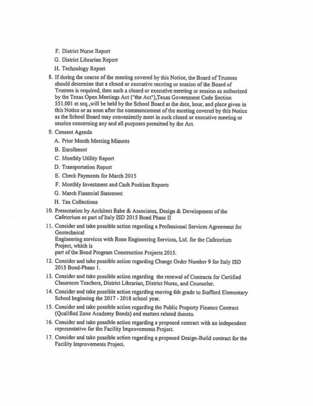 Image: Agenda – page 2